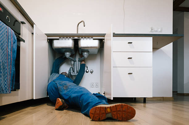 Professional Drain Cleaning technician working in Geneva, OH
